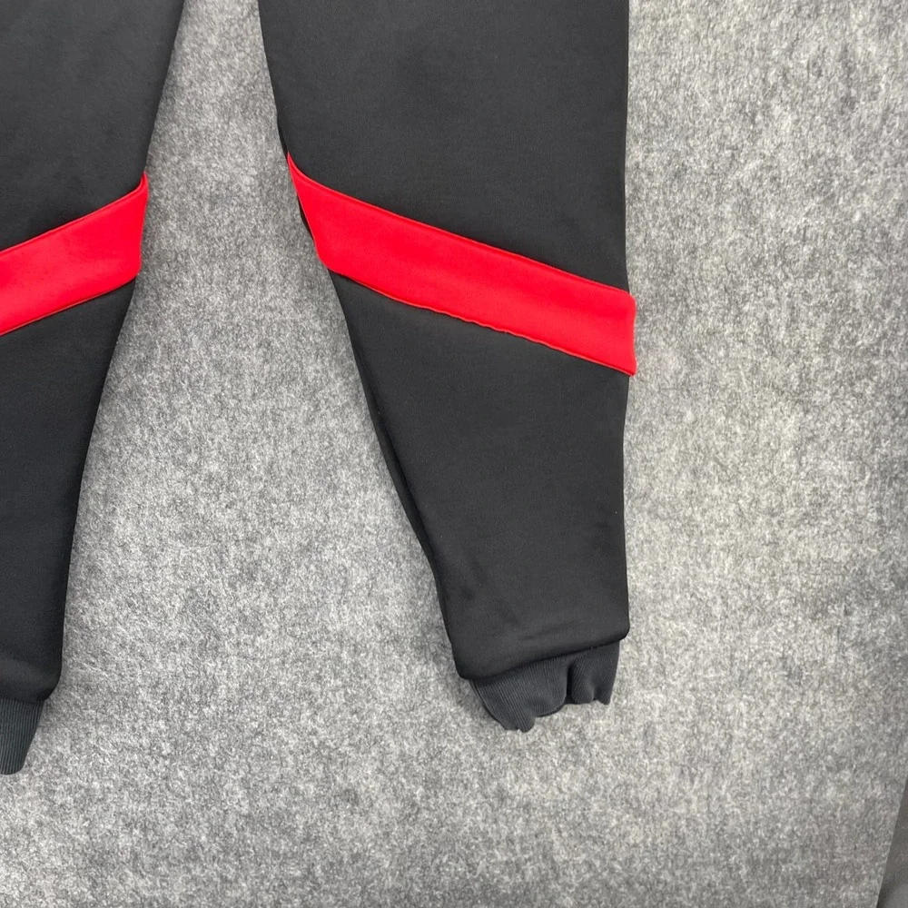 The Marathon Clothing Track Pants Mens Small  Black Red Joggers Puma TMC